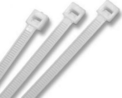 Roline Δεματικά Καλωδίων Πλαστικά 440mmx4.8mm σε Λευκό χρώμα (100τμχ) (19.08.3274)