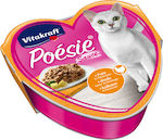 Vitakraft Poesie Sauce Wet Food for Adult Cats in Trays with Turkey Grain-Free 85gr