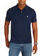 Polo Short Sleeve Navy Blue Blouse