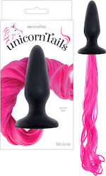 Ns Novelties Unicorn Tails Πρωκτική Σφήνα Pink 7.9cm