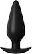Pipedream Anal Fantasy Elite Collection Small Weighted Silicone Plug Анална тапа Small Black 11см