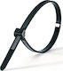 CHS Plastische Kabelbinder 750mmx7.5mm in Schwarz Farbe (100 Stück) 02.012.0100