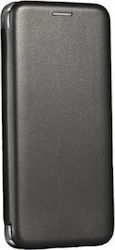 Forcell Elegance Synthetic Leather Book Black (iPhone XS Max)