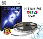 Cubalux Wasserdicht LED Streifen Versorgung 12V RGB Länge 5m und 60 LED pro Meter SMD5050