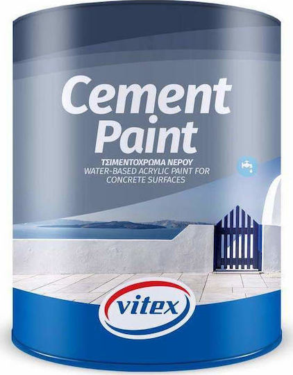 Vitex Cement Paint Τσιμεντόχρωμα Ακρυλικό Ατσάλι 10lt