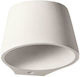 Eurolamp Modern Wall Lamp with Socket E14 White Width 20cm