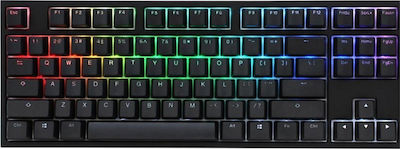 Ducky One 2 RGB TKL Gaming Μηχανικό Πληκτρολόγιο Tenkeyless με Cherry MX Red διακόπτες και RGB φωτισμό (Αγγλικό US)