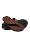 Superdry Premium Men's Flip Flops Brown