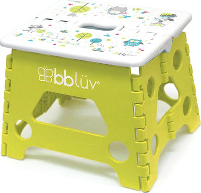 Bbluv Single Kids Step Stool Foldable Green