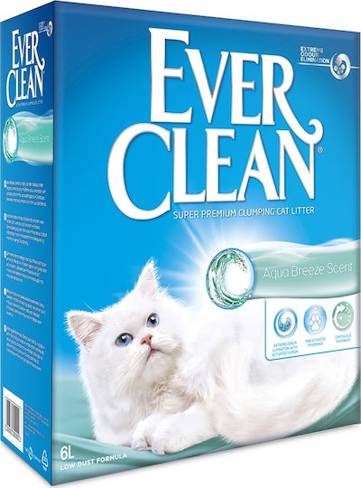 Ever Clean Aqua Breeze Nisip Pentru Pisici Bentonită 6lt