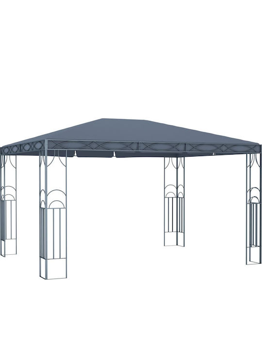 vidaXL Garden Freestanding Pavilion Ανθρακί 4x3cm