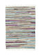 Inart Chindi Covor Rectangular Bumbac cu franjuri Multicolor