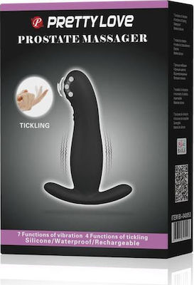 Pretty Love Prostate Massager Anal Vibrator Black 11cm BI-040053