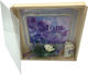 Handmade soap box with rose petals Mom