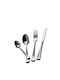 16-Piece Stainless Steel 18/10 Silver Cutlery Set