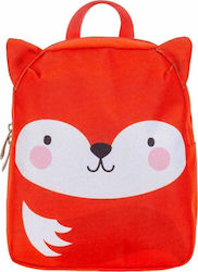 A Little Lovely Company Fox Σχολική Τσάντα Πλάτης Νηπιαγωγείου σε Πορτοκαλί χρώμα Μ21 x Π10 x Υ26cm