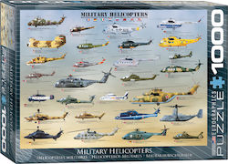 Military Helicopters Puzzle 2D 1000 Pieces