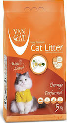 Van Cat Perfumed Clumping Odour Control Cat Litter Orange 5kg