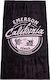 Emerson Black Cotton Beach Towel 160x86cm