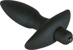 You2Toys Black Velvet Vibrating Plug Small Anal Plug Klein Schwarz 9cm
