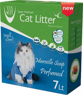 Van Cat Perfumed Nisip pentru pisici Săpun de Marsilia Aglutinare 7lt