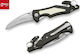 Antonini ARA_BAT N/S Pocket Knife Black with Blade made of Stainless Steel in Sheath