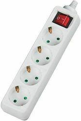 Alfaone V04BK Power Strip 4 Sockets with 1.5m Cable Alfaone V04BK Power Strip 4 Sockets with 1.5m Cable
