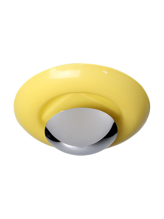 Keskor 2207/3 Modern Glass Ceiling Light with Socket G9 35pcs Yellow 2207-03