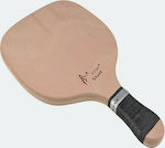 "το αγόρι" Start Beach Racket Beige 400gr with Straight Handle Black