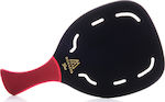 My Morseto Beach Racket Black 380gr with Slanted Handle Red