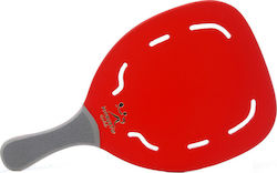 My Morseto Beach Racket Red 380gr with Straight Handle Gray