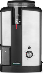Gastroback 42602 Електрическа Кафемелачка 130W с Капацитет за Кафе на Зърна 250гр и 5 Степени на Смилане Черна