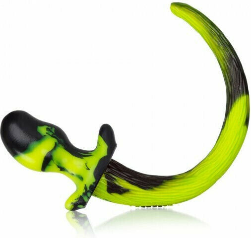Oxballs Beagle Puppy Tail Anal Plug Medium Medium Yellow