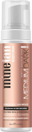 MineTan BodySkin Self Tanning Mousse Σώματος Medium / Dark 200ml