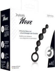 JoyDivision Joyballs Anal Wave Πρωκτικές Μπίλιες Black 17.5cm