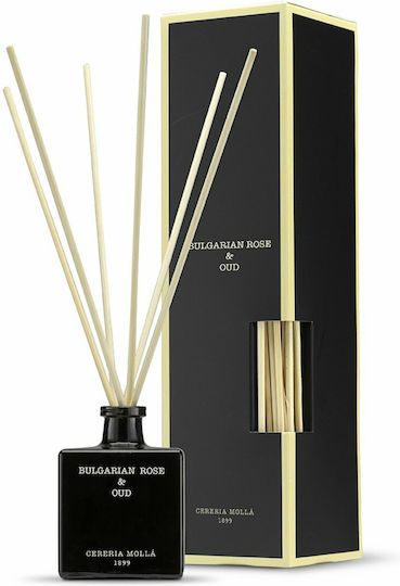 Cereria Molla Diffuser with Fragrance Bulgarian Rose + Oud 1324 100ml
