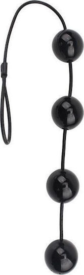 Chisa Novelties Rubicon Anal Balls Anal Beads Medium Black 55cm