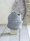 Coș decorativ Tesatura Panier Gray 19x19x16buc Nima