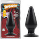 Chisa Novelties Rubicon Anal Plug Πρωκτική Σφήνα Large Black 14cm