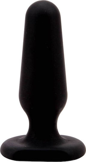 Chisa Novelties Black Mont Silicone Plug Πρωκτική Σφήνα Small Black 6.5cm