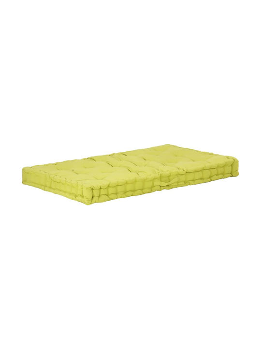 vidaXL Pallet Sofa Cushion Green 120x80cm.