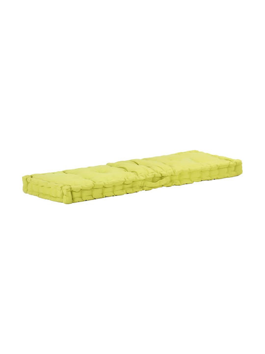 vidaXL Pallet Sofa Cushion Green 120x40cm.