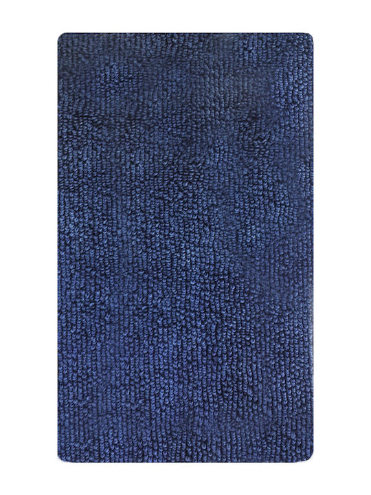 Sorema Badematte Baumwolle Rechteckig Denim Blau 60x100cm