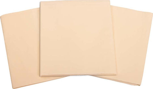 Mother Baby Swaddle Wraps Beige 90x90cm. 3pcs
