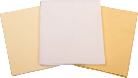 Mother Baby Swaddle Wraps Multicolour 90x90cm. 3pcs