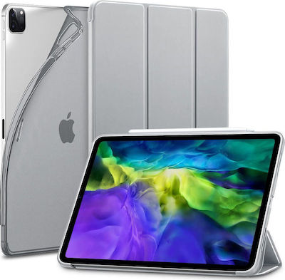 ESR Rebound Flip Cover Silicone / Synthetic Leather Silver Grey (iPad Pro 2020 11")