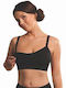 Carriwell GelWire Seamless Maternity & Nursing Sports Bra with Clips Black