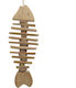 Kaemingk Hanging Handmade Wooden Wall Decor Brown 14x4x40cm