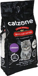 Catzone White Cat Litter Katzenstreu mit Duftstoff Lavendel 5kg