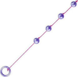 Seven Creations Anal Beads Med Πρωκτικές Μπίλιες Μωβ 38cm